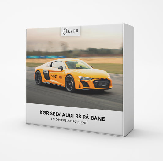 Kør Audi R8 på bane (NY 2022 MODEL!)