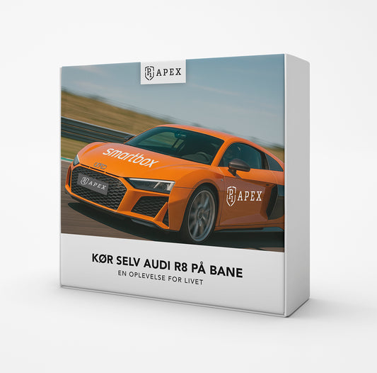 Kør Audi R8 på bane (NY 2022 MODEL!)