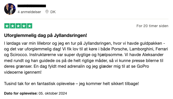 Gavekort til valgfri P1apex oplevelser