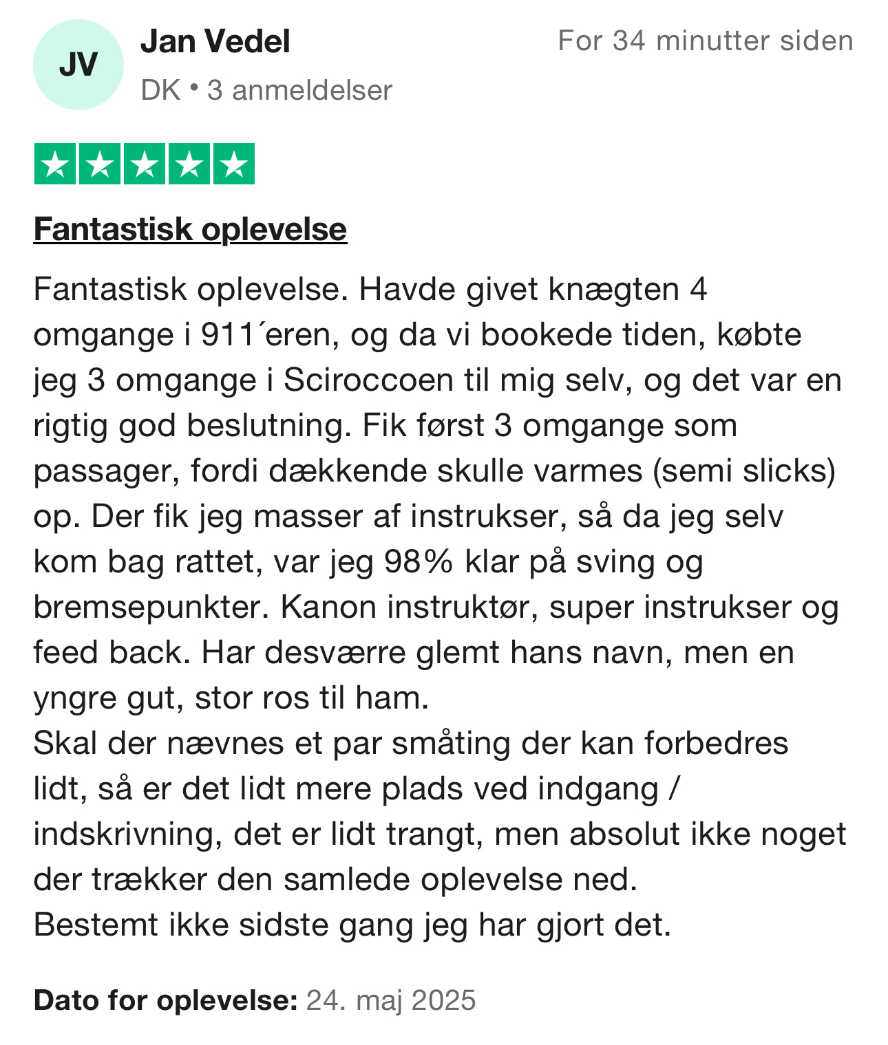 Kør VW Scirocco track