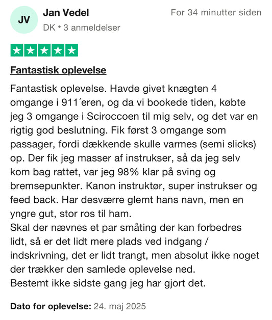 Kør VW Scirocco track