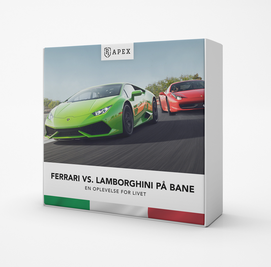 For 2 personer - Kør Ferrari og Lamborghini på bane